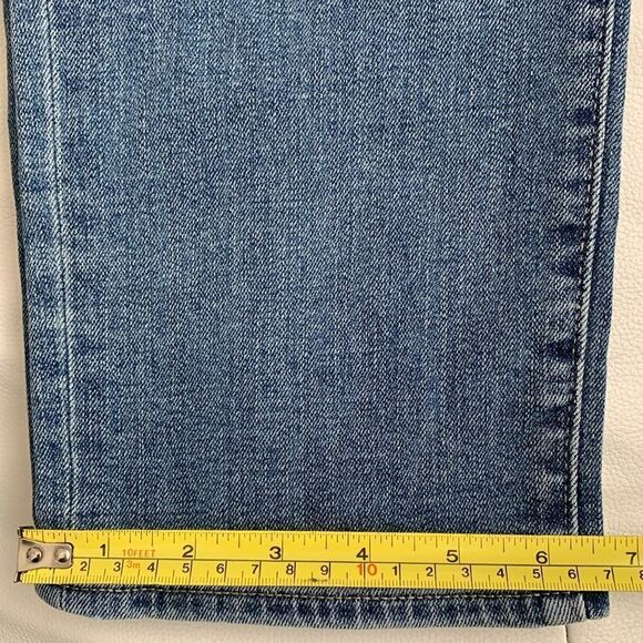 Lucky Brand Sweet Crop Distre Straight Blue Wash Denim Women’s Jeans Size 6/28 - Picture 7 of 11